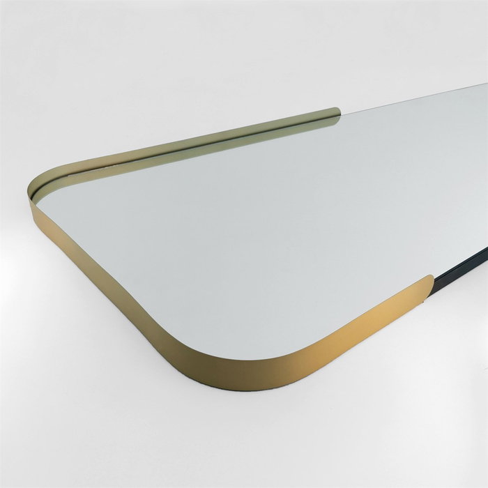 Hanah Home Espejo Smooth Dorado